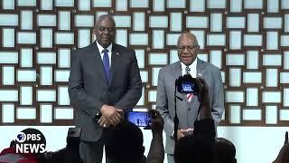 WATCH: Defense Secretary Austin holds joint press conference with Fiji's Prime Minister Rabuka