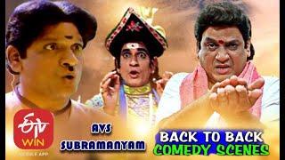 AVS | Back to Back | Comedy Scenes - 5 | ETV Cinema