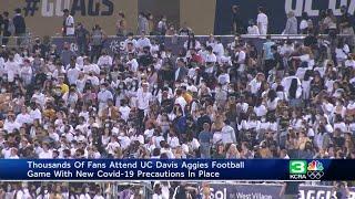 Crowds pour in supporting UC Davis Aggies following expanded stadium capacity