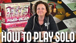 Power Vacuum - Solo Mode - How to Play - Keen Bean Studio   BoardgameNinja