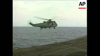 ADRIATIC SEA: ON BOARD HMS INVINCIBLE