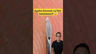 Agulha na Pele #medicina #medico #videossatisfatório #videossatisfatorio video satisfatório