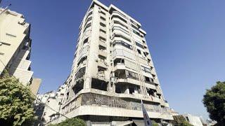 Aftermath of deadly Israeli strike on central Beirut | AFP