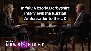 In full: Victoria Derbyshire interviews the Russian Ambassador to the UK