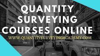 Qs - Quantity Surveying Training Courses In Online