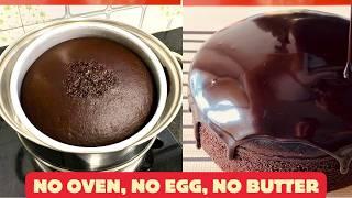 No Oven, No Eggs basic Chocolate Cake (2024) / Steamed Chocolate Cake