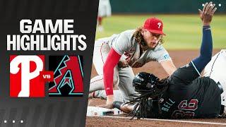 Phillies vs. D-backs Game Highlights (8/9/24) | MLB Highlights