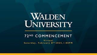 Walden’s Winter 2025 Virtual Commencement Ceremony