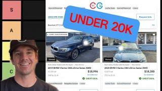 BEST Used Cars under $20,000 RANKED: CarGurus Search first 20 Cars