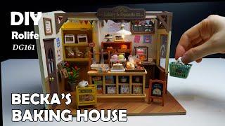 DIY Miniature Dollhouse Kit/ BECKA'S BAKING HOUSE / 베카의 베이킹 하우스 / DG161miniature minirose 미니어처 미니로즈