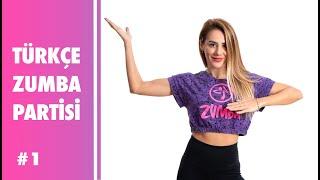 Türkçe Zumba Partisi | 40 Dakikalık Tüm Ders (600-800 Kalori)