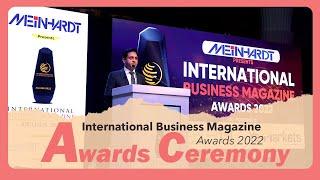 International Business Magazine Awards 2022 - Awards Ceremony