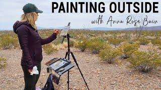 Plein Air Painting Tips and Tricks with my Identical Twin Anna Rose Bain