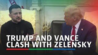 Trump and Vance clash with Zelensky in White House | ABS CBN News