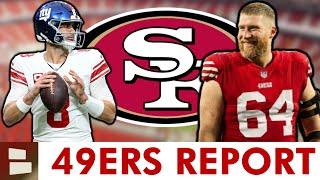 San Francisco 49ers Rumors On Signing Daniel Jones After Release From Giants? Sit Jake Brendel