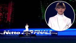 VIRGINIA BOCELLI INNO DI MAMELI FINALE ATP NITTO FINALS SINNER FRITZ