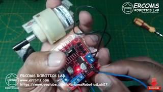 #008 || Unboxing And Testing || How to Work Motor Driver L298N Module By Ercoms.com