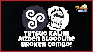 Tetsuo Kaijin And Aizden Bloodline BROKEN COMBO in Shinobi Life 2 | Shindo Life