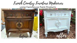 French Country Makeover using Farmhouse Paint Products