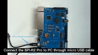 Banana Pi BPI-R2 Pro how to begin,burn and test image.