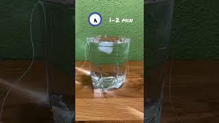 Lift an ice cube with a string and salt!