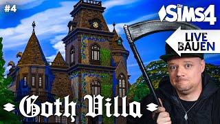 GOTH VILLA bauen LIVE MIT Leben & Tod Erweiterungspack und allen anderen Die Sims 4 Packs!