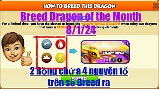 How to Breed dragon of the Month 8/1/24  Dragon Mania Legends 