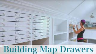 How to Build and Install DIY "Map Drawers"