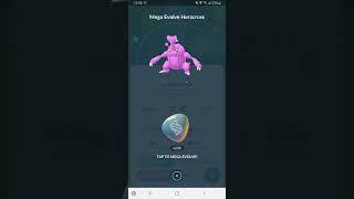 Mega evolution of a Hot Pink Heracross! #pokemongo Pokémon Go.