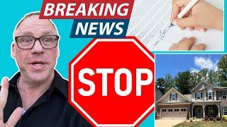 STOP! Don’t Offer That! Important News For Winston Salem Real Estate