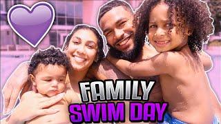 FAMILY VLOG | WE TOOK THE KIDS TO THE POOL