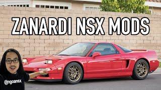 List of modifications on my Acura NSX Zanardi Edition