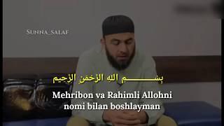 #farruxsoipov #quranqiroat #uydaqoling  FARRUX SOIPOV QURAN QIROAT | ФАРРУХ СОИПОВ КУРАН КИРОАТ