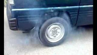 Daewoo Damas burnout