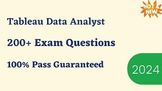 Tableau Data Analyst Exam Dumps & Questions 2024 - Practice Tests