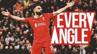 Special Salah Strike! Every Angle of Match Winning Goal | Liverpool 2-1 Brighton