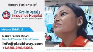 Stem Cell Therapy for Kidney Failure in India Video Testimonial – Meena Siddiqui