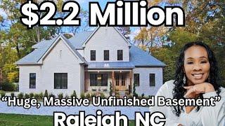 $2.2 Million | Massive, Huge Unfinished Basement | Parade of Homes Winner