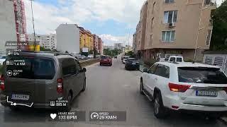 POV cycling: sofia tech university, studentski, Mladost 1, Sofia, Bulgaria