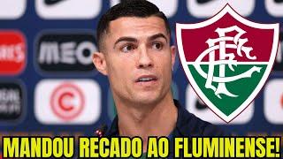 A TORCIDA DO FLUMINENSE VAI A LOUCURA! CRISTIANO RONALDO MANDOU RECADO AO FLUMINENSE!