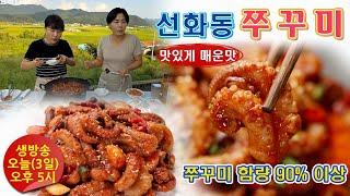  벌써 5번째, 맛있게 매운맛에 반한 선화동 쭈꾸미, 쭈꾸미 10+1 그리고 우동사리 3개