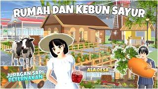 RUMAH KEBUN SI JURAGAN SAPI ALA DESA + ADA ID || SAKURA SCHOOL SIMULATOR