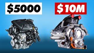 $5000 Normal Engine vs $10 Million Formula 1 Engine