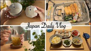 window shopping at goodies store, new tableware, Tofu Shumai for dinner | living in japan