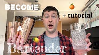 Become a BARTENDER with NO Experience  {5 TIPS} + Tutorial on Bar Tools 