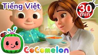 Vâng Vâng Bài Hát Rau | Đồng dao cổ điển trên Cocomelon | CoComelon Lồng tiếng việt