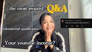 Q&A - What is your youtube income? Where are you from? Which phone do you use?