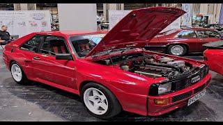 Audi Quattro Turbo 4wd wide body Birmingham N.E.C. 2024 classic car show