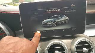 Mercedes-Benz 2016 C-class touch pad activation