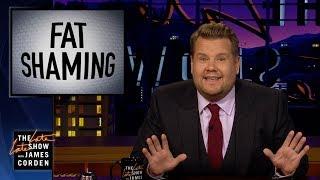 James Corden Responds to Bill Maher's Fat Shaming Take